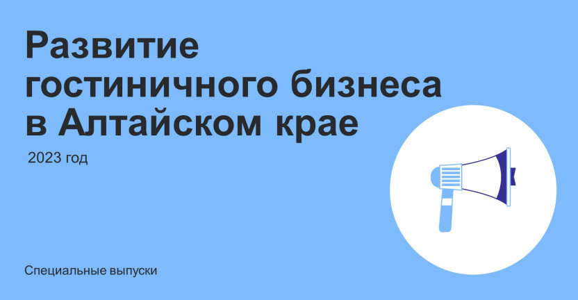 Развитие гостиничного бизнеса в Алтайском крае. 2023 год